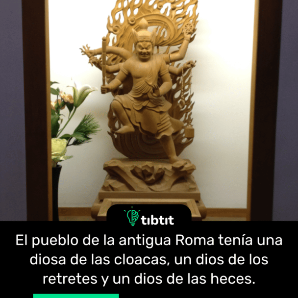 El pueblo de la antigua Roma tenía una diosa de las cloacas, un dios de los retretes y un dios de las heces.