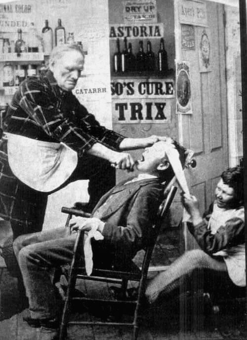Visita al dentista en 1892