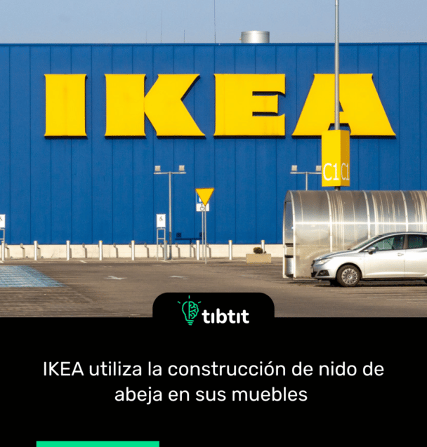 IKEA utiliza la construcción de nido de abeja en sus muebles