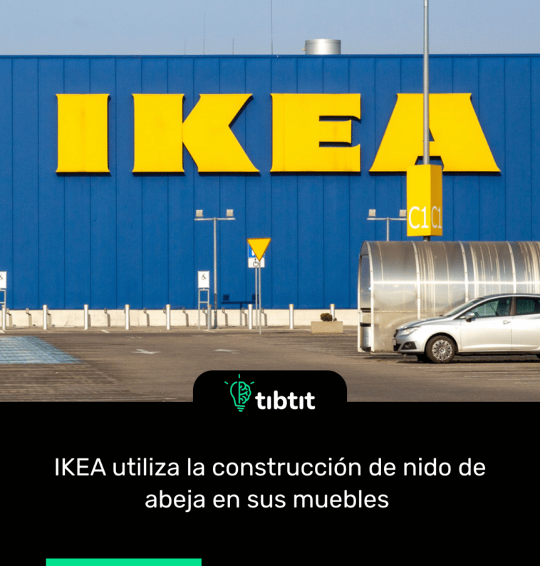 IKEA utiliza la construcción de nido de abeja en sus muebles