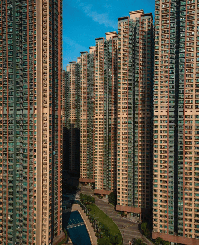 Bloque de apartamentos de Hong Kong