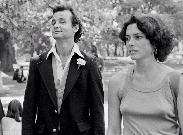 Bill Murray en el funeral de Elvis en 1977.