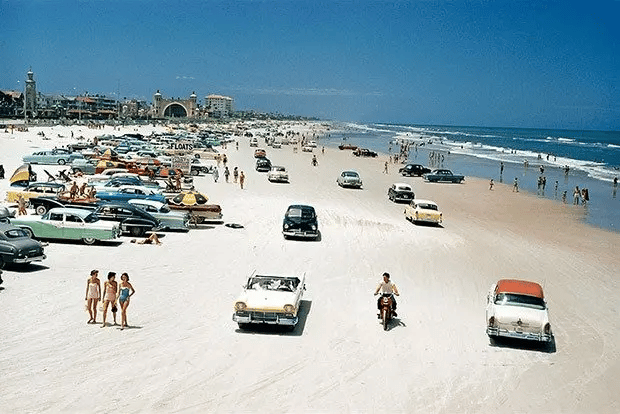 Playa de Daytona en 1957.
