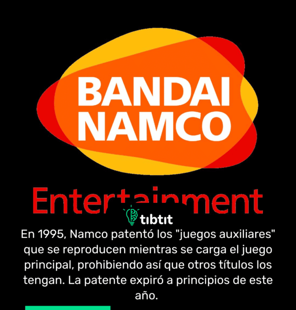 En 1995, Namco patentĂł los "juegos auxiliares" que se reproducen mientras se carga el juego principal, prohibiendo asĂ que otros tĂtulos los tengan. La patente expirĂł a principios de este año.