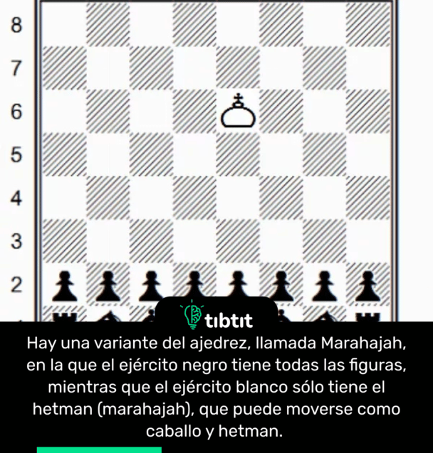 Hay una variante del ajedrez, llamada Marahajah, en la que el ejército negro tiene todas las figuras, mientras que el ejército blanco sólo tiene el hetman (marahajah), que puede moverse como caballo y hetman.