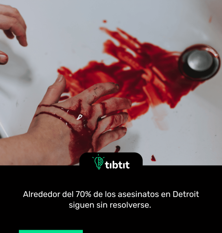 Alrededor del 70% de los asesinatos en Detroit siguen sin resolverse.