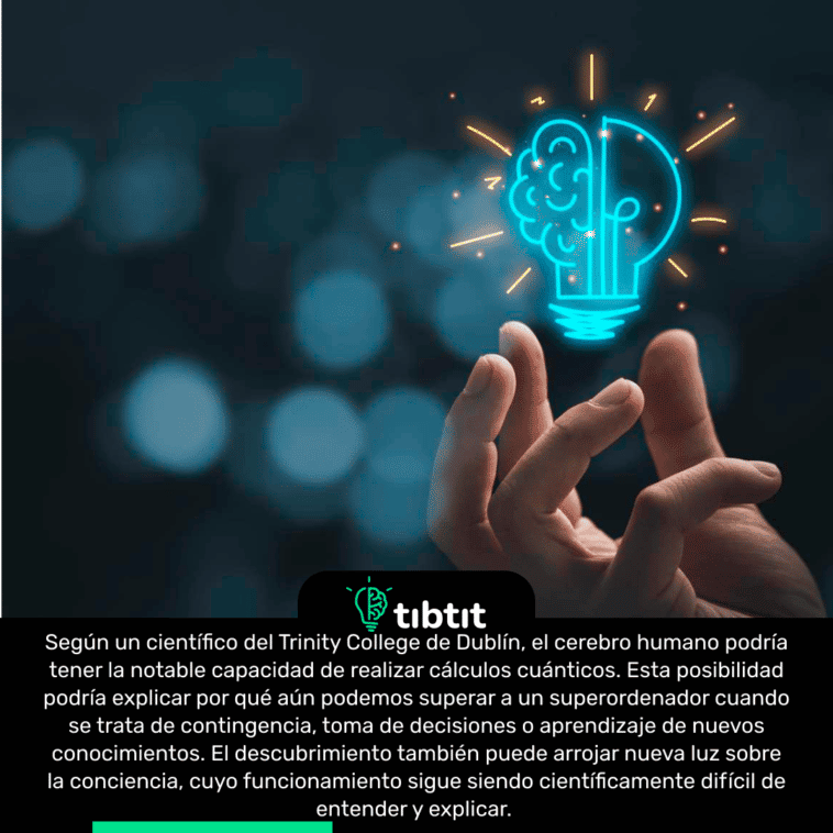 Según un científico del Trinity College de Dublín, el cerebro humano podría tener la notable capacidad de realizar cálculos cuánticos. Esta posibilidad podría explicar por qué aún podemos superar a un superordenador cuando se trata de contingencia, toma de decisiones o aprendizaje de nuevos conocimientos. El descubrimiento también puede arrojar nueva luz sobre la conciencia, cuyo funcionamiento sigue siendo científicamente difícil de entender y explicar.