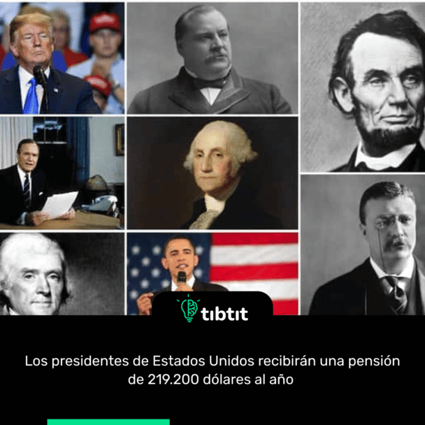 Los presidentes de Estados Unidos recibirán una pensión de 219.200 dólares al año