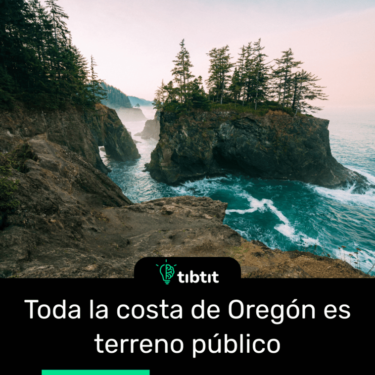 Toda la costa de Oregón es terreno público
