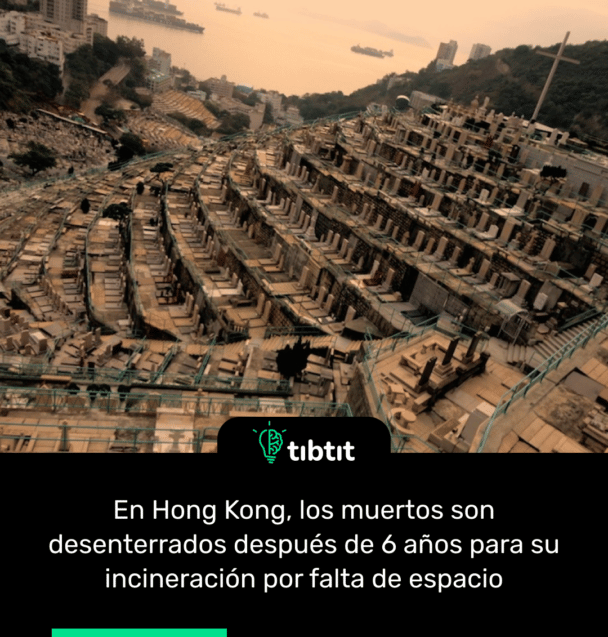 En Hong Kong, los muertos son desenterrados después de 6 años para su incineración por falta de espacio