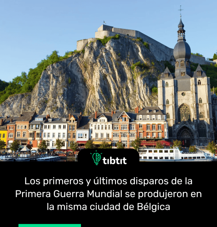 Los primeros y últimos disparos de la Primera Guerra Mundial se produjeron en la misma ciudad de Bélgica