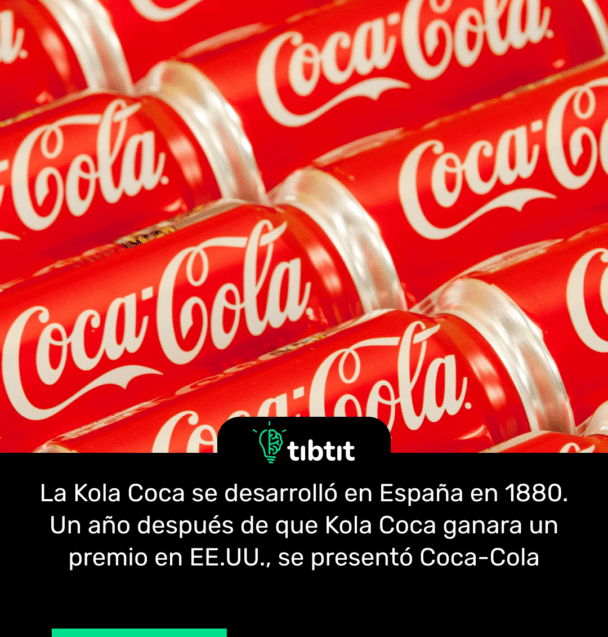 La Kola Coca se desarrolló en España en 1880. Un año después de que Kola Coca ganara un premio en EE.UU., se presentó Coca-Cola
