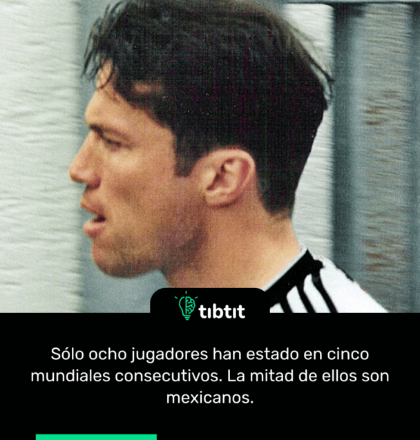 Sólo ocho jugadores han estado en cinco mundiales consecutivos. La mitad de ellos son mexicanos.