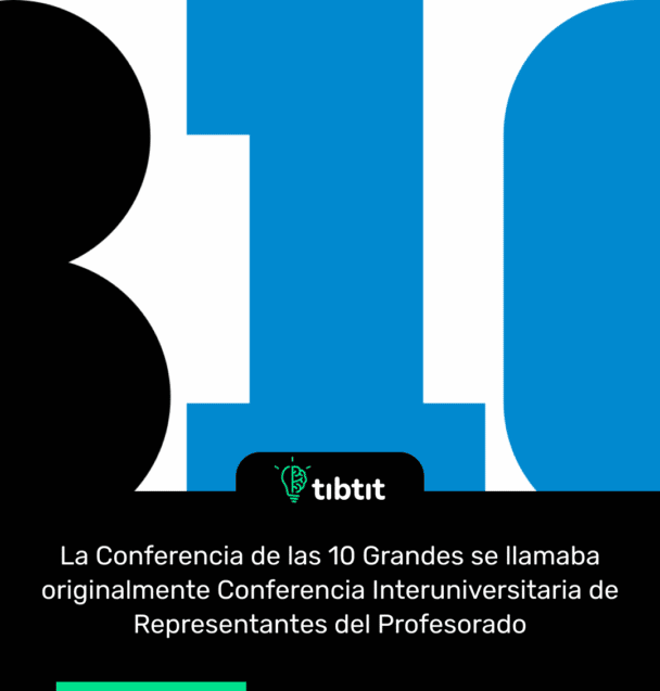 La Conferencia de las 10 Grandes se llamaba originalmente Conferencia Interuniversitaria de Representantes del Profesorado