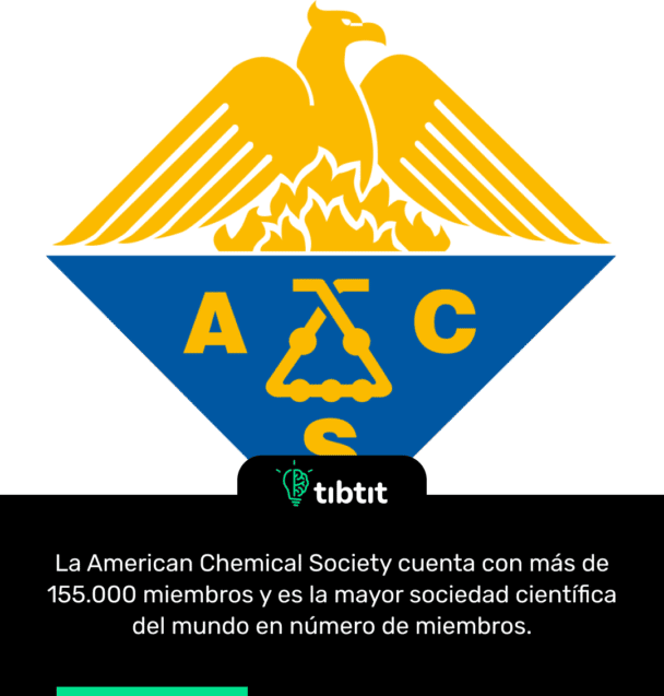 La American Chemical Society cuenta con más de 155.000 miembros y es la mayor sociedad científica del mundo en número de miembros.