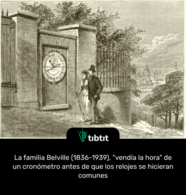 La familia Belville (1836-1939), "vendía la hora" de un cronómetro antes de que los relojes se hicieran comunes
