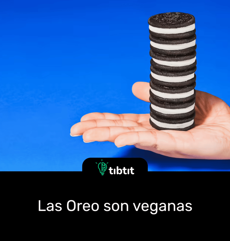 Las Oreo son veganas
