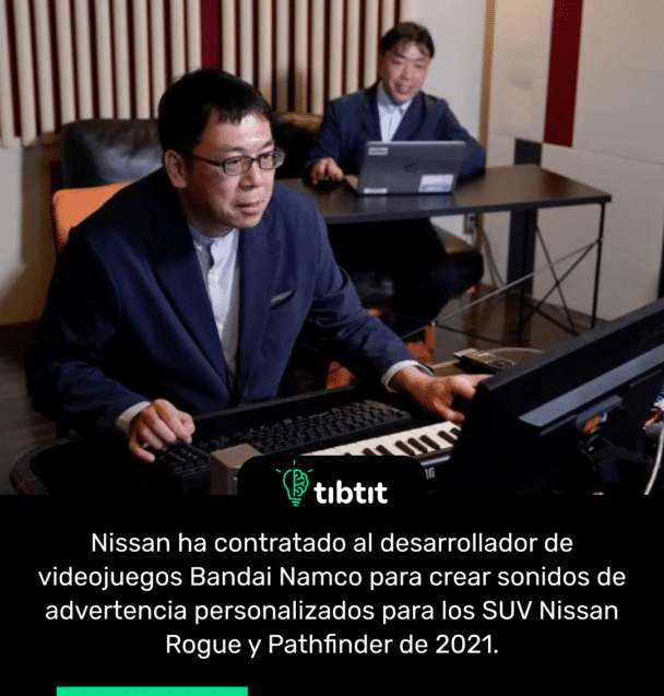 Nissan ha contratado al desarrollador de videojuegos Bandai Namco para crear sonidos de advertencia personalizados para los SUV Nissan Rogue y Pathfinder de 2021.