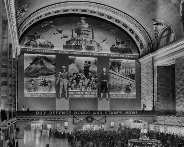 Grand Central Station durante la Segunda Guerra Mundial