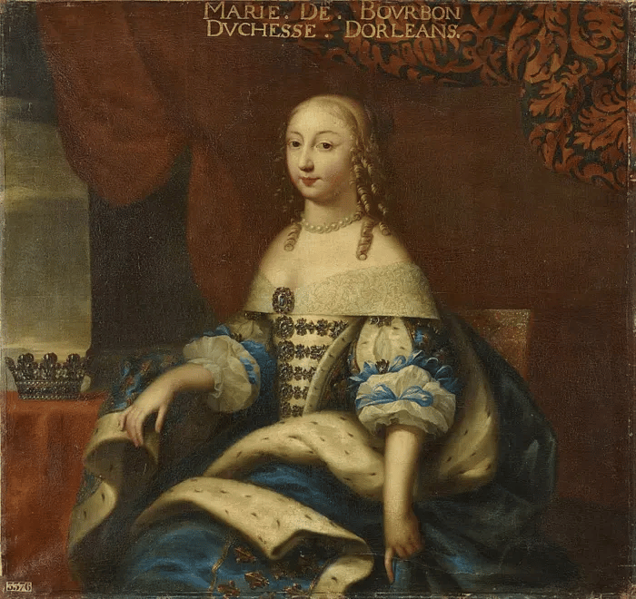 María de Borbón, duquesa de Orleans y Montpensier.Dominio público de Wikipedia