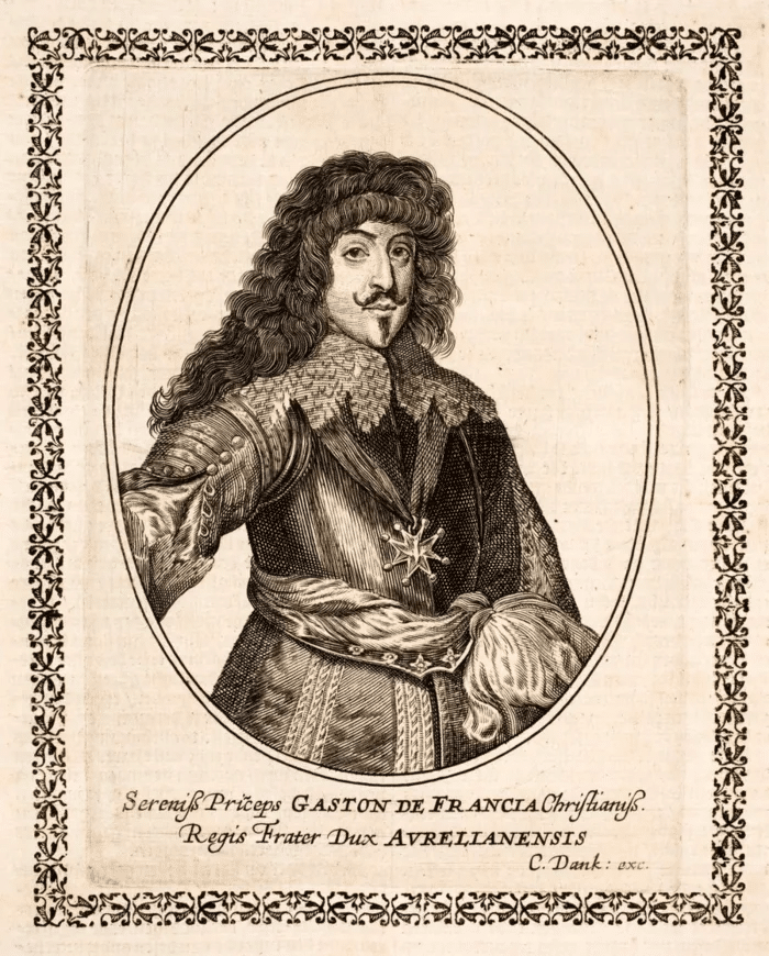 Gastón desafió a su hermano, el rey Luis XIII, y despreció al primer ministro de Francia, el cardenal Richelieu.Dominio público de Wikipedia