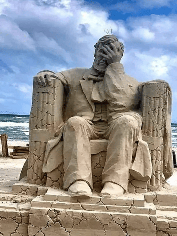 La escultura de arena ganadora del Texas Sand Sculpture Festival 2019