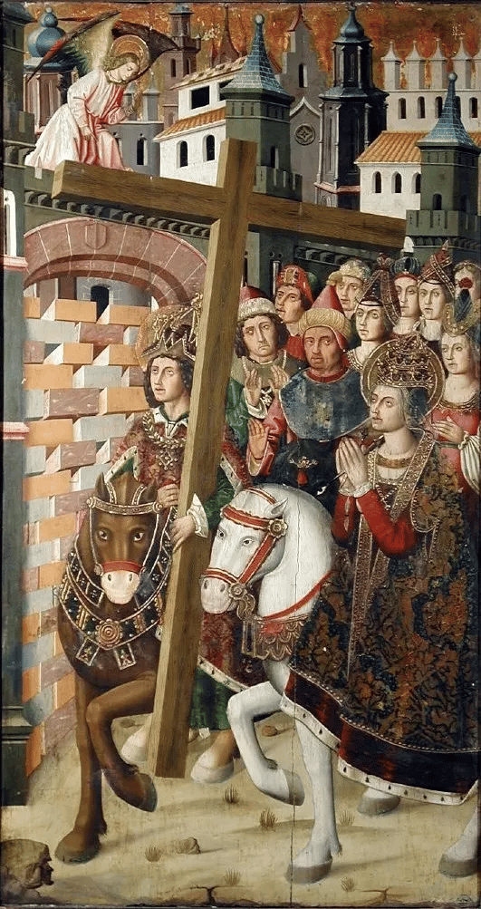 El emperador Heraclio devuelve la Vera Cruz a JerusalénMiguel Ximénez, Dominio público, Wikimedia Commons