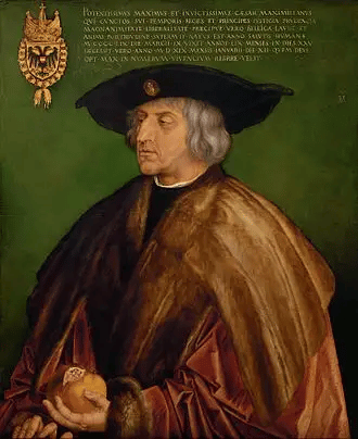 Maximiliano, hijo y heredero de Federico IIIAlberto Durero, Dominio público, Wikimedia Commons