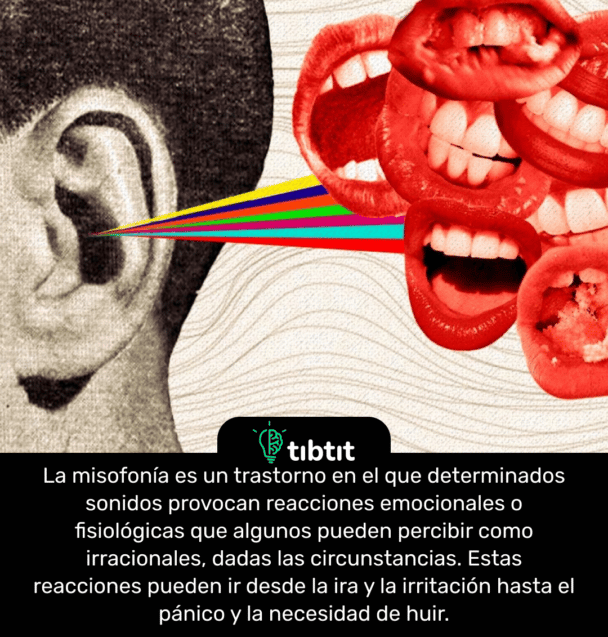 La misofonía es un trastorno en el que determinados sonidos provocan reacciones emocionales o fisiológicas que algunos pueden percibir como irracionales, dadas las circunstancias. Estas reacciones pueden ir desde la ira y la irritación hasta el pánico y la necesidad de huir.