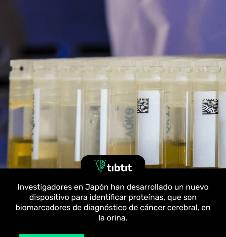 Investigadores en Japón han desarrollado un nuevo dispositivo para identificar proteínas, que son biomarcadores de diagnóstico de cáncer cerebral, en la orina.