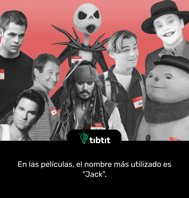 En las películas, el nombre más utilizado es "Jack".