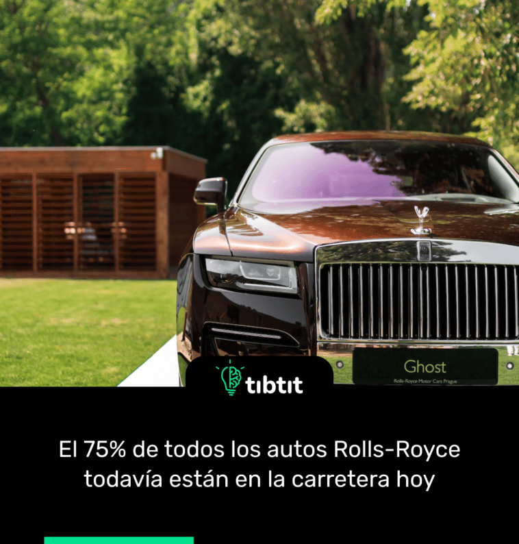 El 75% de todos los autos Rolls-Royce todavía están en la carretera hoy