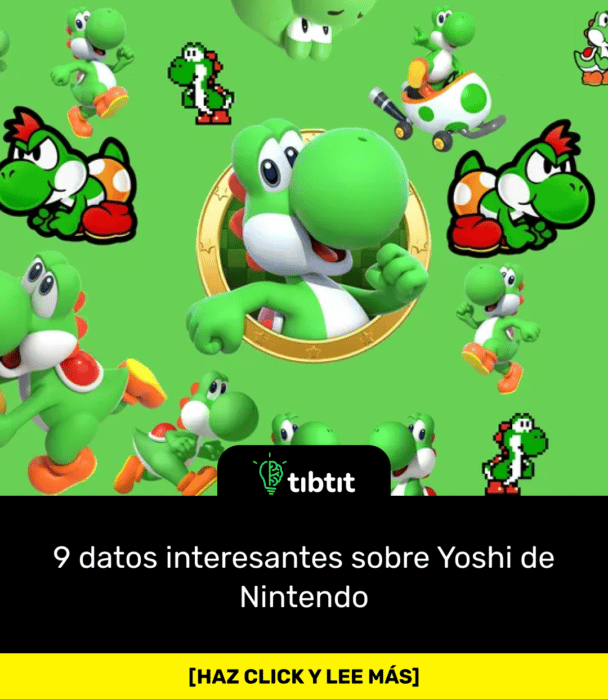 9 datos interesantes sobre Yoshi de Nintendo