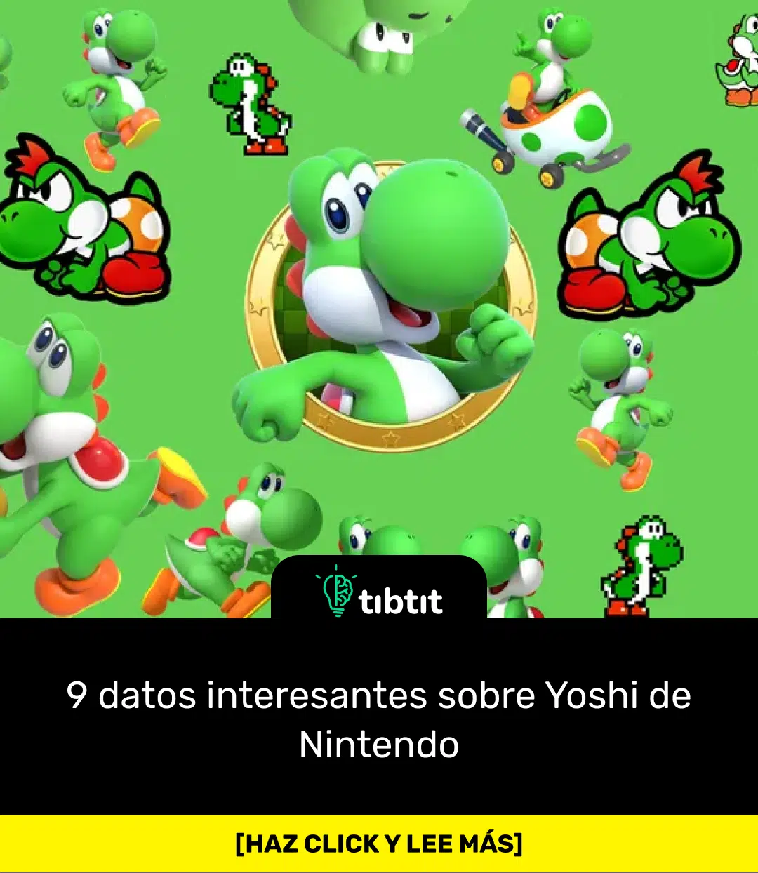 Sabías que… 9 datos interesantes sobre Yoshi de Nintendo Curiosidades