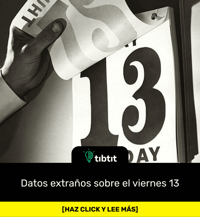 Datos extraños sobre el viernes 13