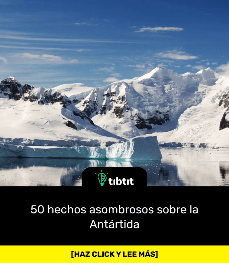 50 hechos asombrosos sobre la Antártida