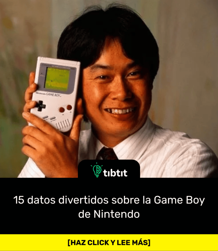 15 datos divertidos sobre la Game Boy de Nintendo