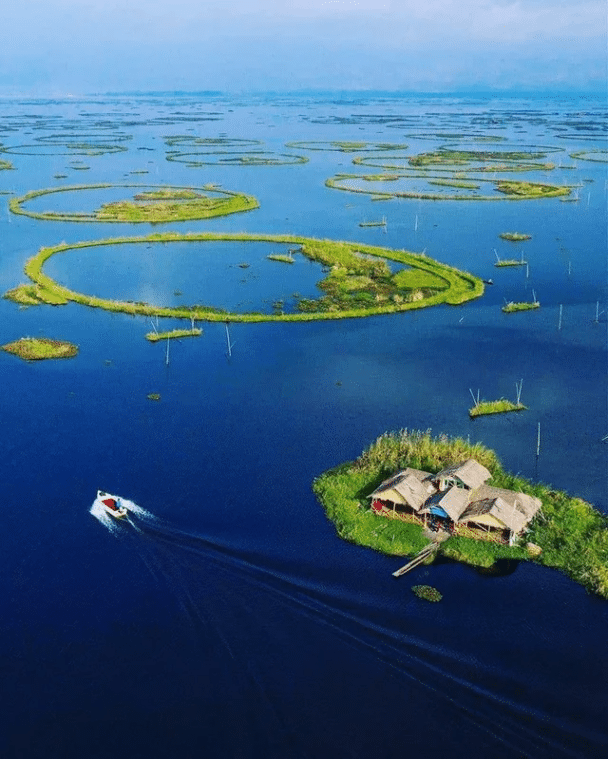 Parque Nacional Lamjao en Manipur, India