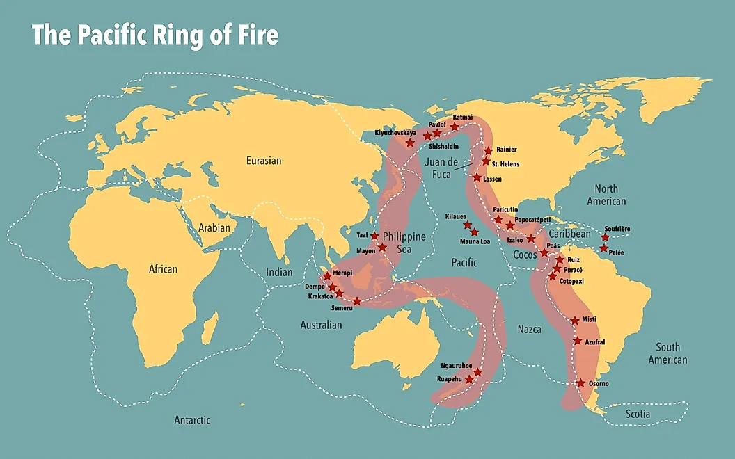 Los estados de EE. UU. que se encuentran en el Cinturón de Fuego del Pacífico son muy vulnerables a los terremotos.