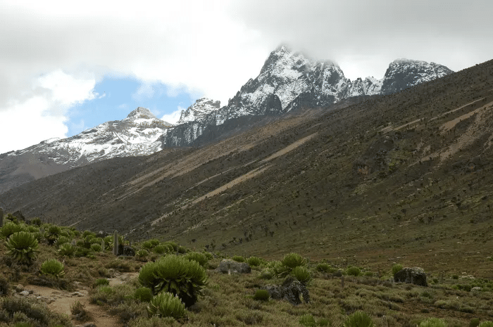 Monte Kenia, adobe sagrado de MwenenyagaRuud Zwart - Wikimedia commons