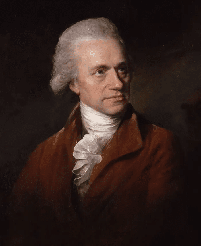 Retrato de William Herschel por Lemuel Francis Abbott, 1785.