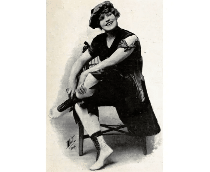 Ida Schnall como actriz de Hollywood en 1916Wikimedia (dominio público)