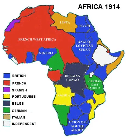 Cómo las potencias europeas se repartieron África.Dominio publico
