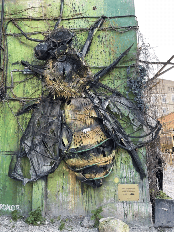 Arte callejero en Lisboa, Portugal.