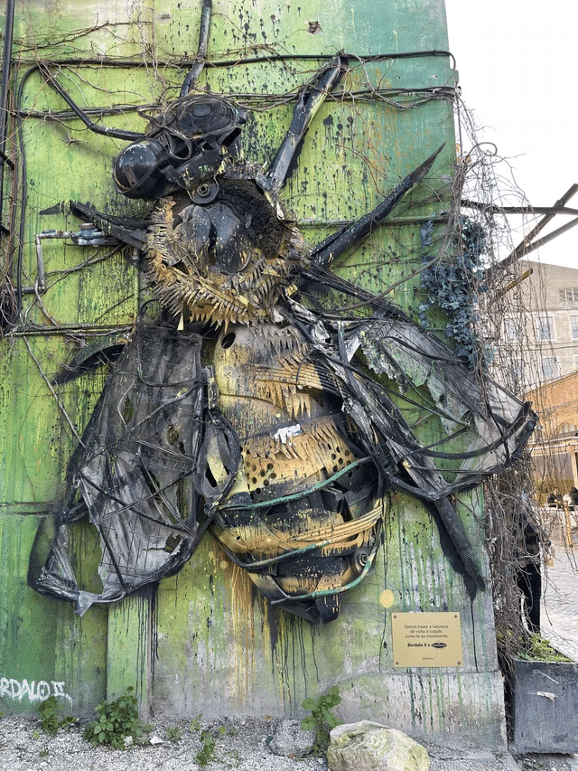 Arte callejero en Lisboa, Portugal.