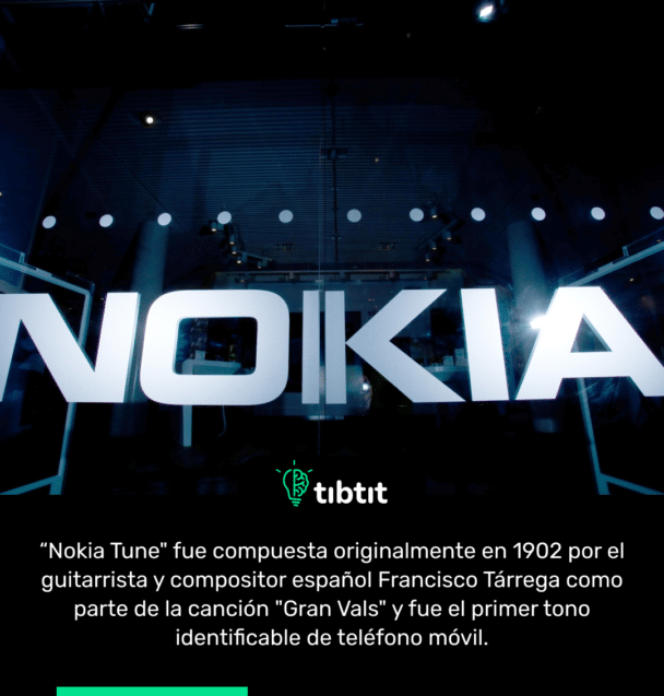 "Nokia Tune" fue compuesta originalmente en 1902 por el guitarrista y compositor español Francisco Tárrega como parte de la canción "Gran Vals" y fue el primer tono identificable de teléfono móvil.