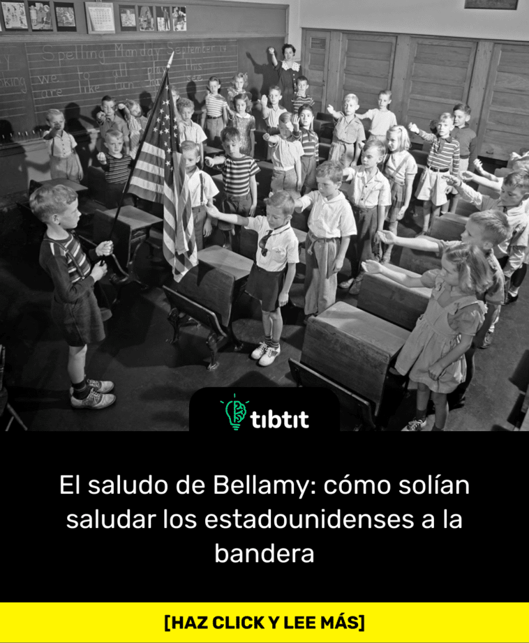El saludo de Bellamy: cómo solían saludar los estadounidenses a la bandera