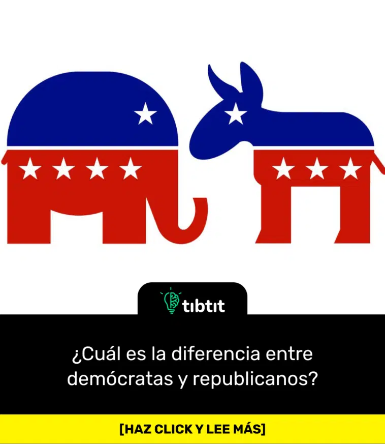 ¿Cuál es la diferencia entre demócratas y republicanos?