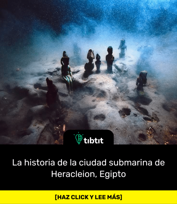 La historia de la ciudad submarina de Heracleion, Egipto