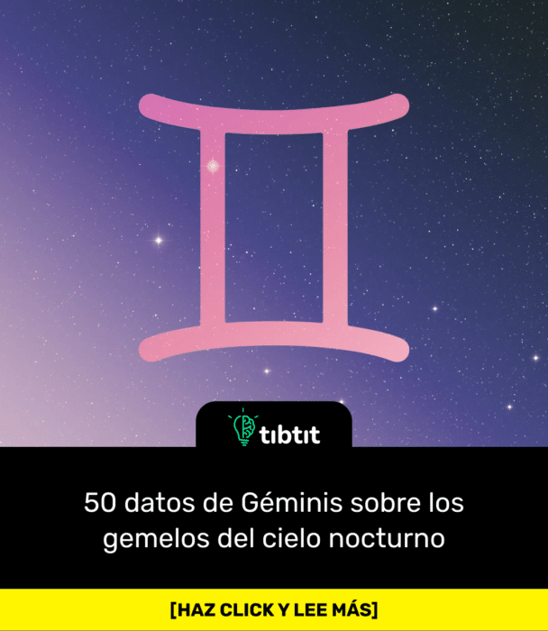 50 datos de Géminis sobre los gemelos del cielo nocturno